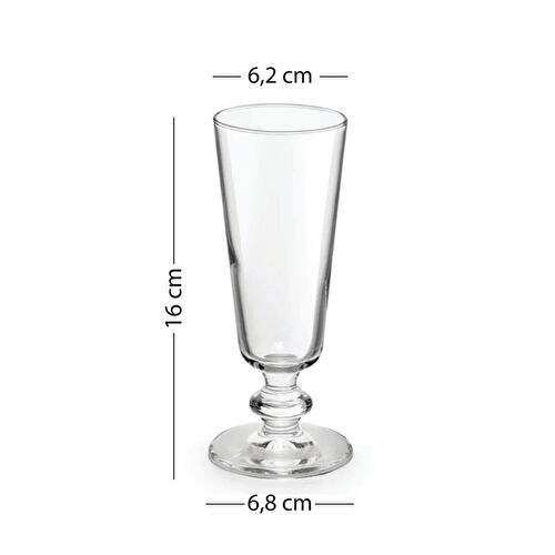 Rakle Pure Altın Yaldızlı İthal 4'lü Kahve Yanı Bardağı Seti 180 Cc