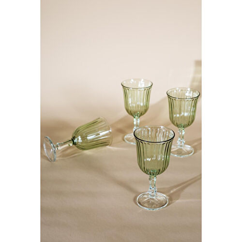 Rakle Splendid 4'lü Kadeh Seti Yeşil 240 Cc