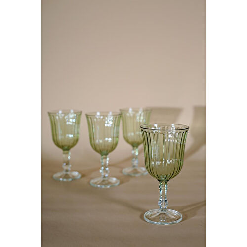 Rakle Splendid 4'lü Kadeh Seti Yeşil 240 Cc