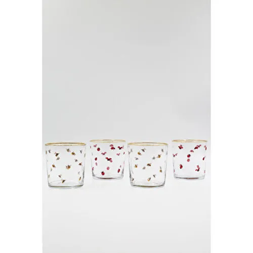 Rakle Lady Bird 4'lü Su Bardağı Seti 380 Cc Rakle Lady Bird 4'lü Su Bardağı Seti 380 Cc