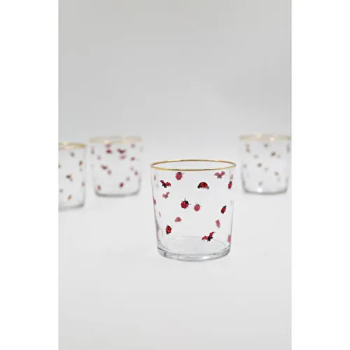 Rakle Lady Bird 4'lü Su Bardağı Seti 380 Cc Rakle Lady Bird 4'lü Su Bardağı Seti 380 Cc