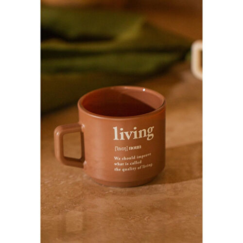 Rakle Cozy Metal Stantlı 4'lü Kupa Seti 180 Cc