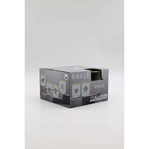 Rakle Lucky Charm 4'lü Kahve Yanı Bardağı Seti 280 Cc