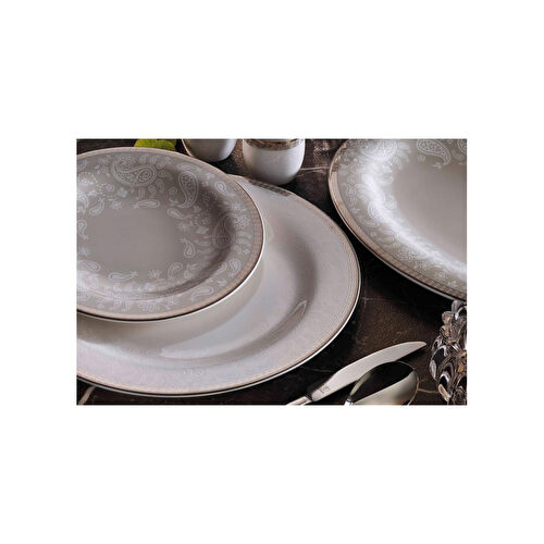 Royal Canterbury Milada Platinum 55 Parça Yemek Takimi