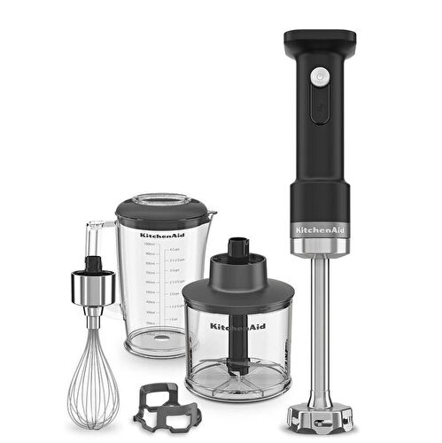Kitchenaid Go Kablosuz Serisi El Blenderı Aksesuarlı Bataryasız Matte Black