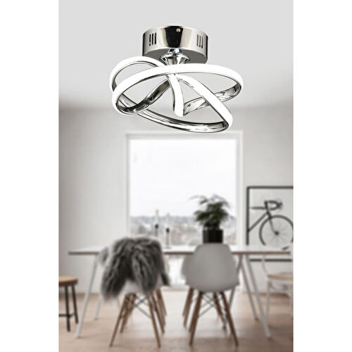 Luna Lighting Vino Riserva Model Krom Kaplama Metal Led Plafonyer Avize