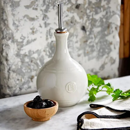 Emile Henry Sirkelik 400 Ml Krem