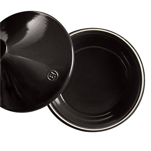 Emile Henry Ateşe Dayanıklı Tajin 32 Cm 5 L Mavi Antrasit