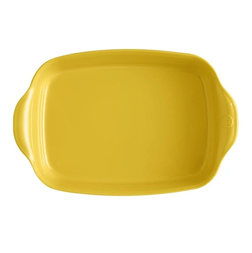 Emile Henry Fırın Kabı Dikdörtgen 42 X 28 Cm Mat Sarı/provence Yellow
