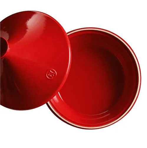 Emile Henry Ateşe Dayanıklı Tajin 32 Cm 5 L Kırmızı/burgundy