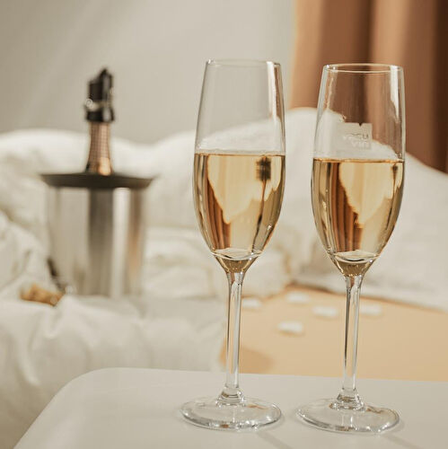 Vacu Vin Aktif Şampanya Soğutucu Zarif Paslanmaz Çelik Kutulu Vacu Vin Aktif Şampanya Soğutucu Zarif Paslanmaz Çelik Kutulu