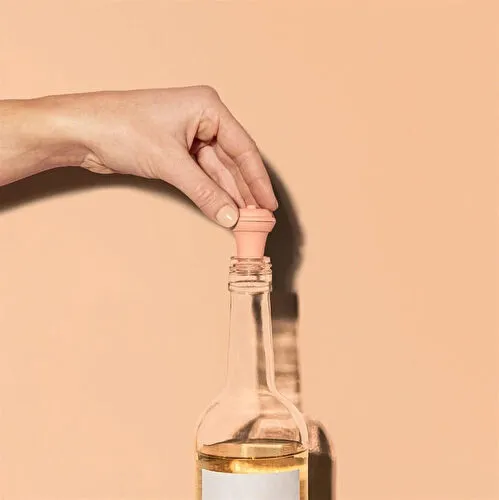 Vacu Vin Vakum Şarap Tıpası Çok Renkli 4 Parça - Kutulu Çok Renkli