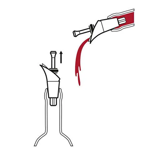 Vacu Vin Şarap Dökücü&tıpa 2 Parça - Kutulu Siyah