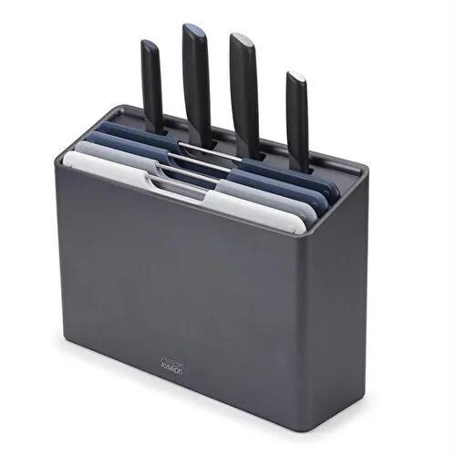 Joseph Joseph Folio Plus 8 Parça Bıçak Seti Koyu Gri