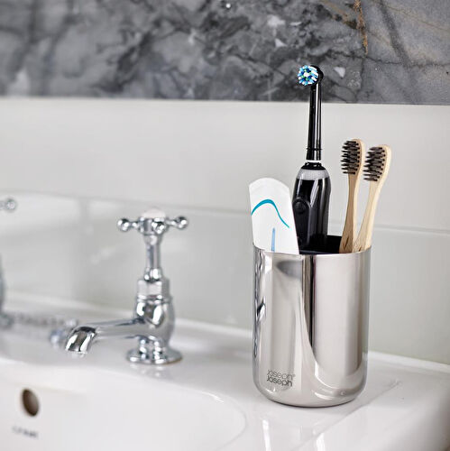 Joseph Joseph Easystore Luxe Diş Fırçalık Caddy Çelik