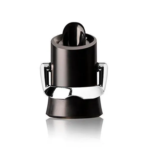 Vacu Vin Şampanya Kilit Ağızlı Ve Damla Korumalı - Siyah Kutulu Siyah