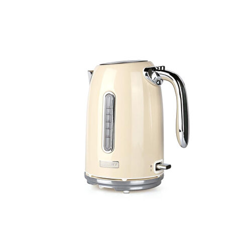 Berghoff Gem Retro 1.7 Litre Vanilya Krem Rengi Yeni Su Isıtıcısı