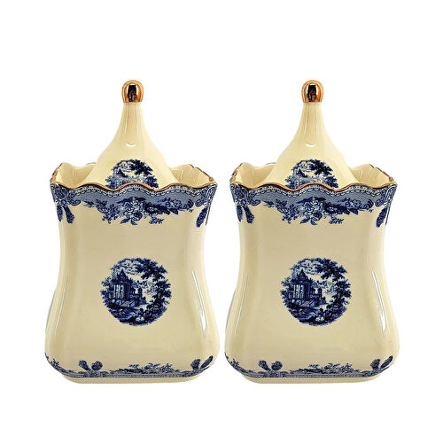 Lucky Art Margaret New Bone 2li Kavanoz 16cm