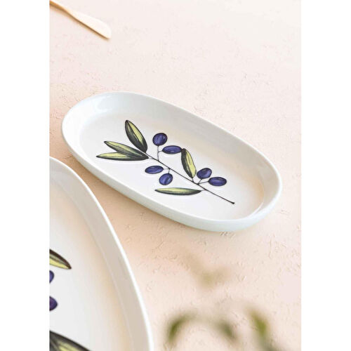 The Mia Olivos Oval Servis 2li 26 Cm