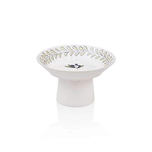 The Mia Olivos Ayaklı Servis Tabağı 20 Cm