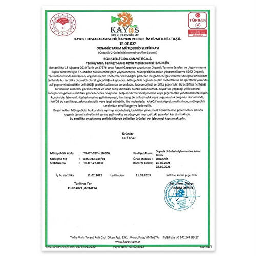 Bonatelli 6lı Sebzeli Burgu Makarna