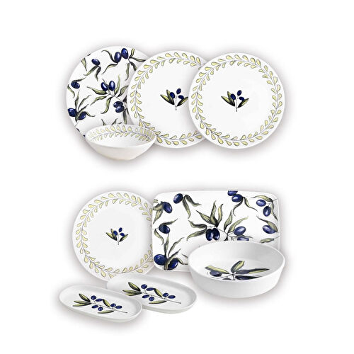 The Mia Olivos 6 Kişilik Yemek Takımı 31 Parça Set 2