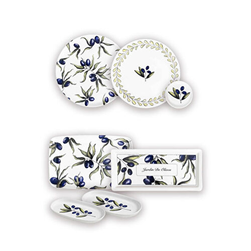 The Mia Olivos Kahvaltı Takımı 6 Kişilik 19 Parça Set 2