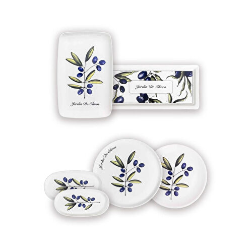 The Mia Olivos Kahvaltı Takımı 6 Kişilik 15 Parça Set 1