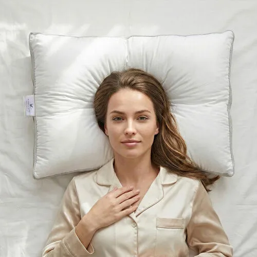 Penelope Horlama Önleyici %100 Pamuk Kumaş Yastık - Silent Sleep Plus