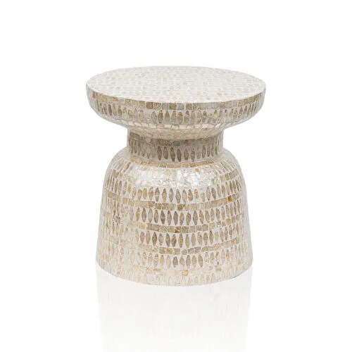 The Mia Sedef Tabure Yan Sehpa 38x40 Cm Tlc0101