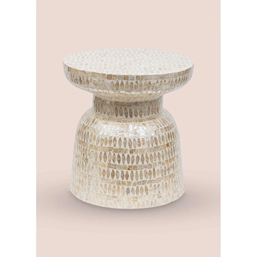 The Mia Sedef Tabure Yan Sehpa 38x40 Cm Tlc0101