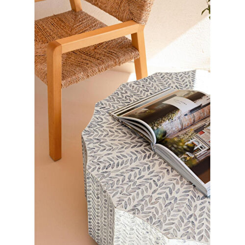 The Mia Sedef Tabure Yan Sehpa 90x40cm Tlc0133