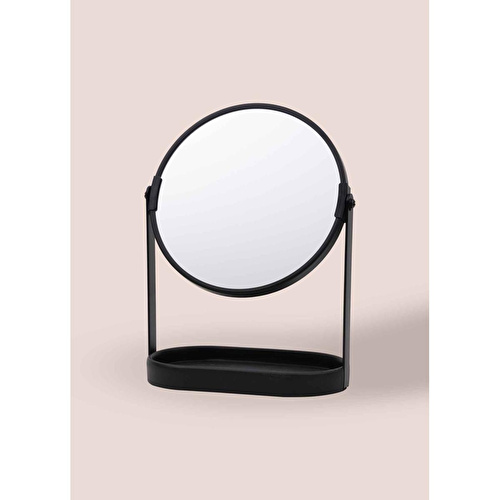 The Mia Marble Makyaj Aynası Siyah 18x10x25 Cm The Mia Marble Makyaj Aynası Siyah 18x10x25 Cm