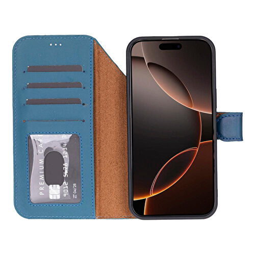 Bloominbag Bloomcase Magic Wallet Midnight Blue Apple Iphone 17 Pro (6.3