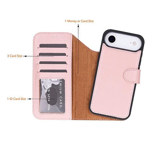 Bloominbag Bloomcase Magic Wallet Blush Hakiki Deri Iphone 17 Air(6.5 Bloominbag Bloomcase Magic Wallet Blush Hakiki Deri Iphone 17 Air(6.5