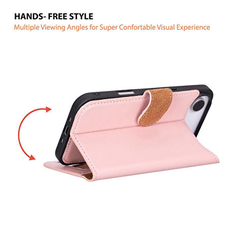 Bloominbag Bloomcase Magic Wallet Blush Hakiki Deri Iphone 17 Air(6.5 Bloominbag Bloomcase Magic Wallet Blush Hakiki Deri Iphone 17 Air(6.5