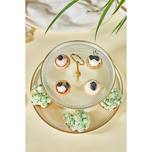 Lora Bianca Paris 3 Parça Pasta/kek/tatlı Sunum Standı