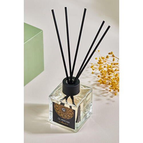 Lora Bianca Reed Diffuser Amber Bambu Çubuklu Oda Kokusu Reed Diffuser Amber Bambu Çubuklu Oda Kokusu