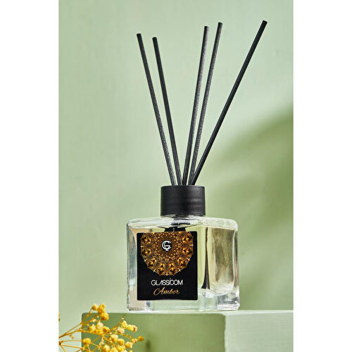 Lora Bianca Reed Diffuser Amber Bambu Çubuklu Oda Kokusu Reed Diffuser Amber Bambu Çubuklu Oda Kokusu