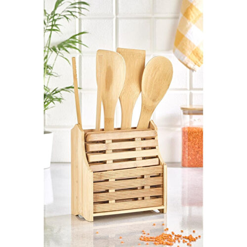 Lora Bianca Bambu 9 Parça Kaşıklık - Kaşık Ve Nihale Düzenleyici Set Kahverengi Lora Bianca Bambu 9 Parça Kaşıklık - Kaşık Ve Nihale Düzenleyici Set Kahverengi