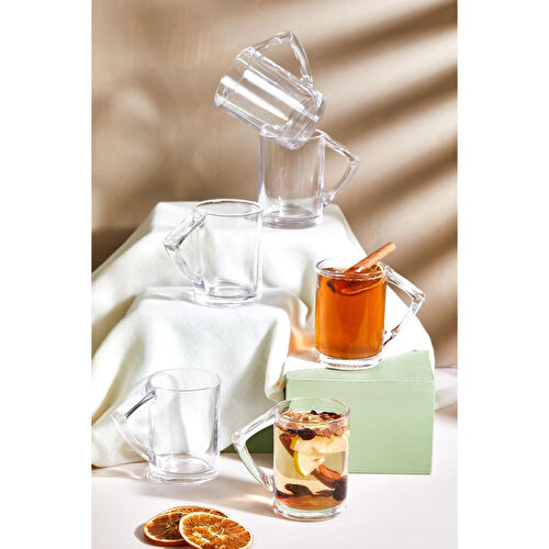 Lora Bianca Litra 6 Parça Çay/kahve/meşrubat Bardağı Seti