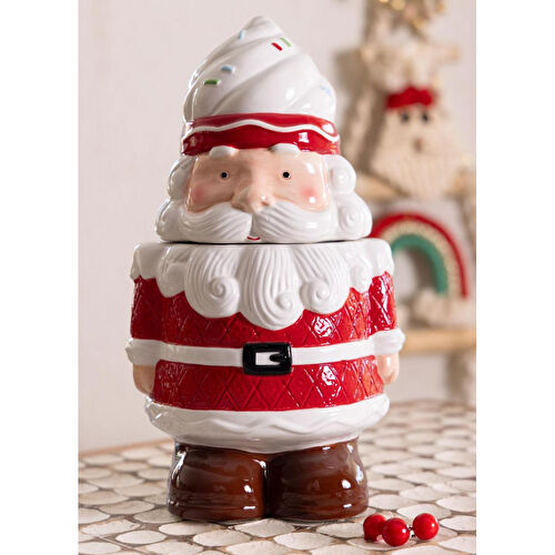 The Mia Dekoratif Figür Kurabiye Kavanozu 16x15x28 Cm The Mia Dekoratif Figür Kurabiye Kavanozu 16x15x28 Cm