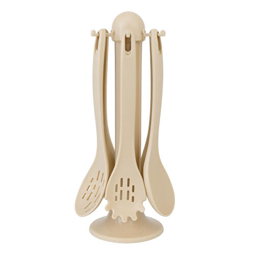 Vienev Plastik Standlı Soğuk Servis Seti Bej | Mutfak Gereçleri Seti