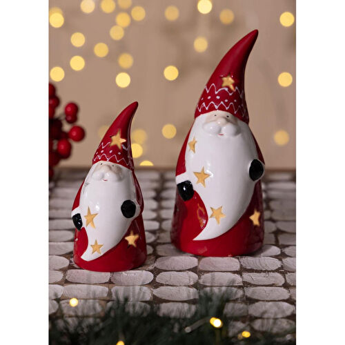 The Mia Dekoratif Tealight Yılbaşı Süsü Şanş Cücesi 5x5x11