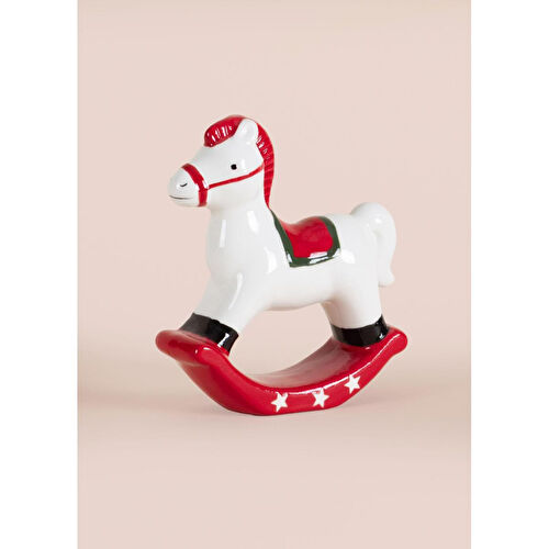 The Mia Dekoratif Yılbaşı Süsü Figür At 13x4x15 Cm