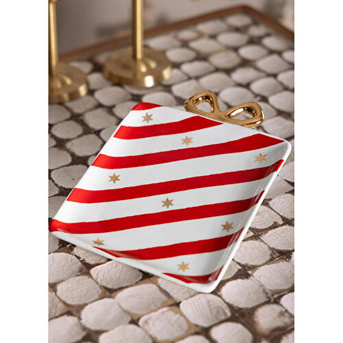 The Mia Yılbaşı Servis Tabağı 17x14 Cm