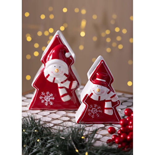 The Mia Dekoratif Yılbaşı Ağacı Obje Vazo 11x7x14 Cm The Mia Dekoratif Yılbaşı Ağacı Obje Vazo 11x7x14 Cm