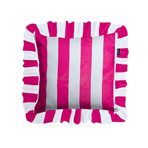 Maxxdeco Firfirli Stri̇pe Fuşya