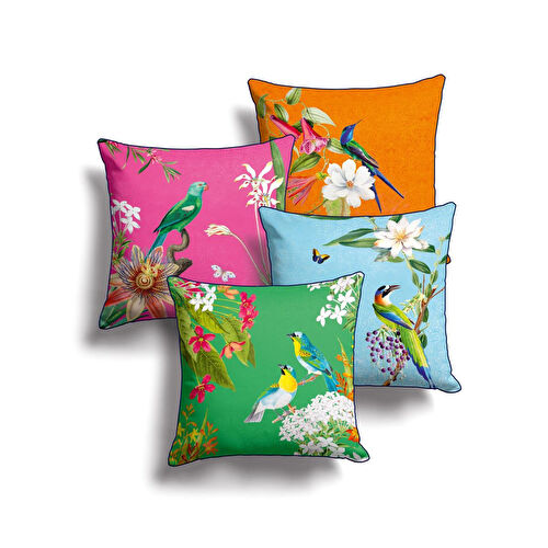 Maxxdeco 43x43 Cm Biyeli Kırlent Kılıfı Maxxdeco 43x43 Cm Biyeli Kırlent Kılıfı