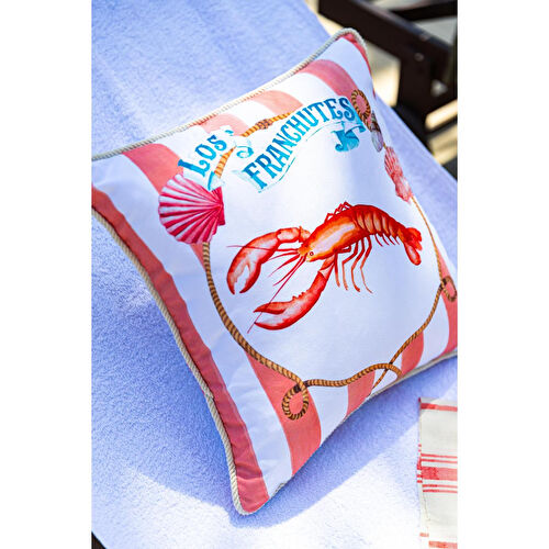 Maxxdeco 43x43 Cm Halat Biyeli Kırlent Kılıfı